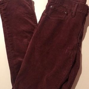 Men’s Levi’s Corduroy Burgundy Pants